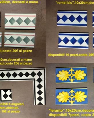 F.De Maio, piastrelle decorate artigianalmente