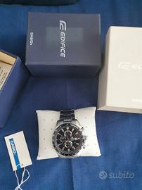 casio edifice con scatola  cronografo 