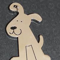 portachiavi a forma di cane 