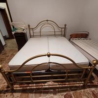 letto matrimoniale in ottone 