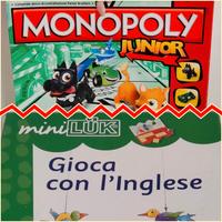 Combo 2 giochi: Inglese + Monopoli Junior