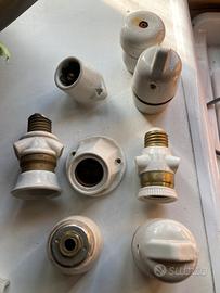 Interruttori porta lampade porta fusibili  ceramic