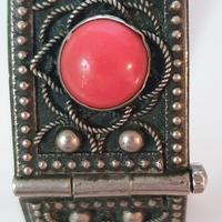 Antico Bracciale rigido con pietre inizio '900