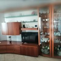 Parete attrezzata /TV soggiorno FAZZINI legno mass