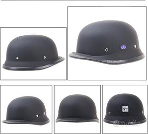 Casco Moto omologato Stile Tedesco Vintage