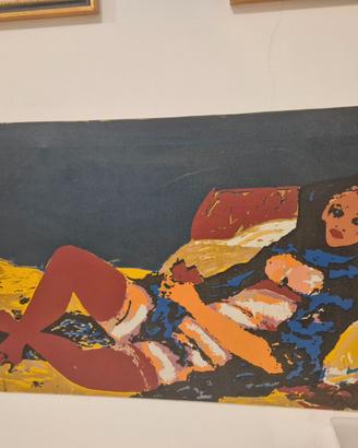 Quadro - donna sdraiata