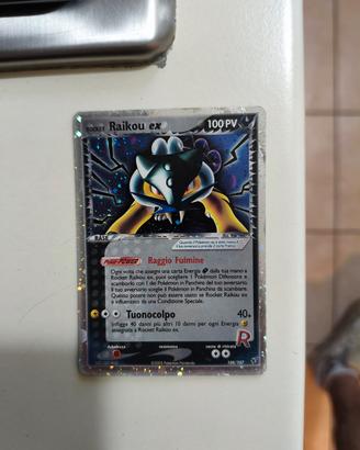 Carta pokemon Rocket's Raikou Ex (#108)