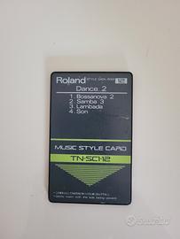 Music Style Card per Roland E70 