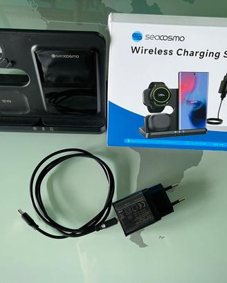 Stazione Ricarica Wireless Rapida Samsung Seacosmo