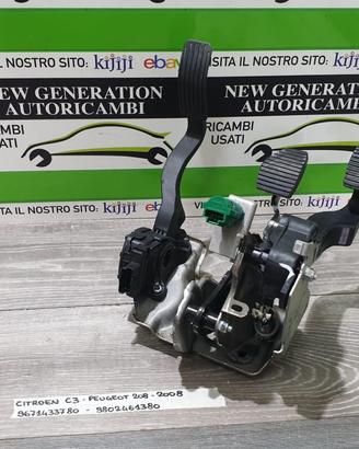 PEDALIERA COMPLETA FRENO + FRIZIONE + ACCELERATORE