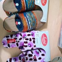 LIABEL, SET 2 PAIA PANTOFOLE DONNA NM 38/38,5/ 