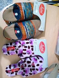 LIABEL, SET 2 PAIA PANTOFOLE DONNA NM 38/38,5/ 
