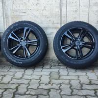 4 CERCHI IN LEGA MAK 16" E  GOMME TERMICHE