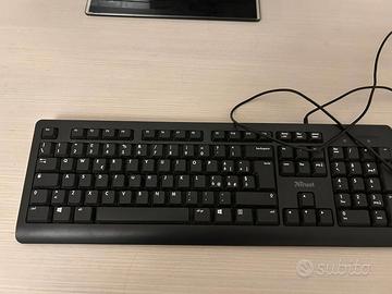 Tastiera pc cablata nera Trust