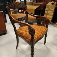 Poltrona antica di Gusto Regency - Genova Secondo