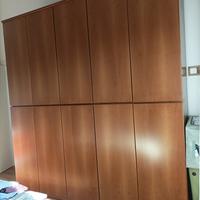 Armadio noce massello 5 ante
