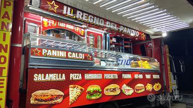 Autonegozio truck food scarrellabile