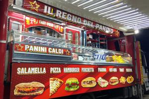 Autonegozio truck food scarrellabile