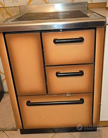 STUFA A LEGNA DEMANINCOR MARRONE 60x60x87cm