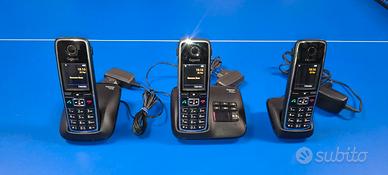 3 Telefoni Cordless: 1 set GIGASET serie C530