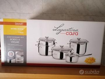 BATTERIA PENTOLE SMART LAGOSTINA NUOVA