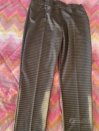 Pantalone a quadretti, donna, taglia 50