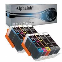 10 Cartucce Hp 364XL Nero + Colore CON CHIP