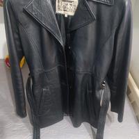 Giacca Donna Vera Pelle Nera taglia 44