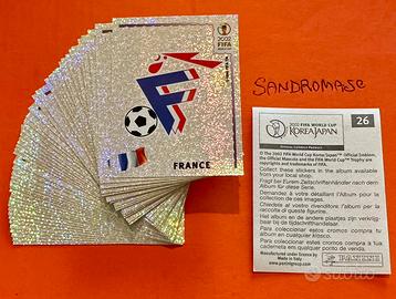 Korea 2002 Panini - 50 scudetti Francia - Nuovi