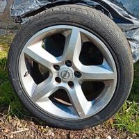 4 Cerchi in lega Opel + pneumatici 17