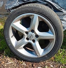 4 Cerchi in lega Opel + pneumatici 17