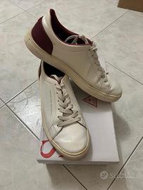 Scarpe Guess uomo bianche e rosse