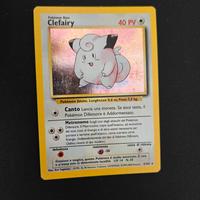 pokemon Clefairy set base holo