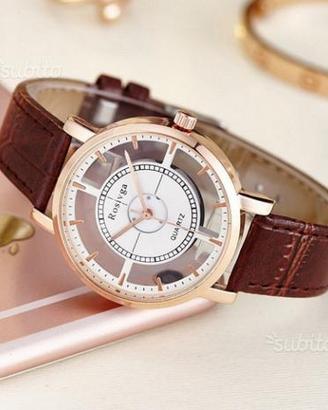 Orologi Oro Donna Vintage Orient Pelle Trasparente