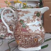 Brocca porcellana Inglese decorata