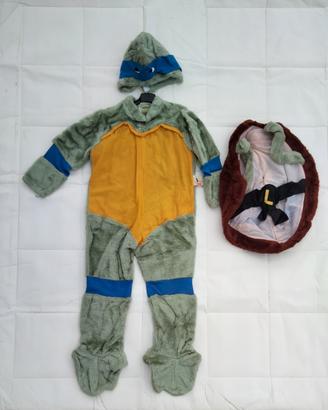 Costume Carnevale Tartarughe Ninja Leonardo 1990