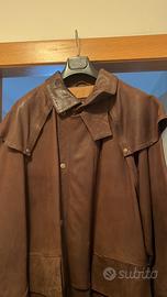 Giacca 4/4 Marlboro Classic vero cuoio da cavallo.