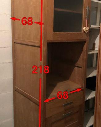 Colonna cucina ovvio in teak