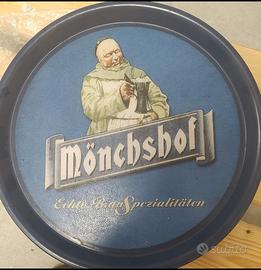 Vassoio pubblicitario birra bavarese