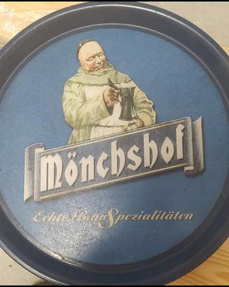 Vassoio pubblicitario birra bavarese