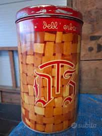 Scatola latta vintage biscotti