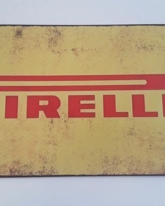 Insegna Pirelli Rat Style misura 30x20cm NUOVA!