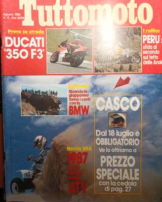 Rivista TUTTOMOTO numero 8 del 1986