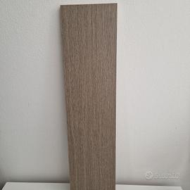 Mensola legno marrone noce 80x20 cm casa fai da te