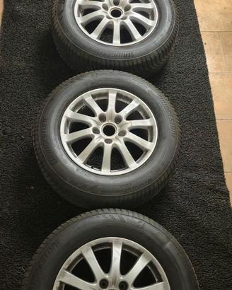 4 cerchi 17" e gomme 4 stagioni Porsche Cayenne