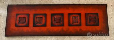 Quadro moderno lungo orizzontale