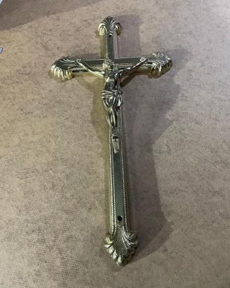 Croce fisso ottone