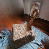 sedia in vimini 