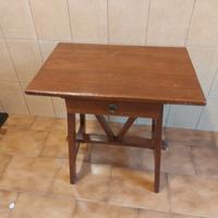 tavolino capretta in legno Art legno anni 30