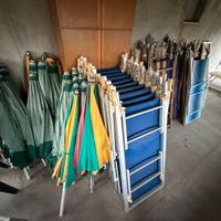 Sdraie e ombrelloni da mare e per piscina